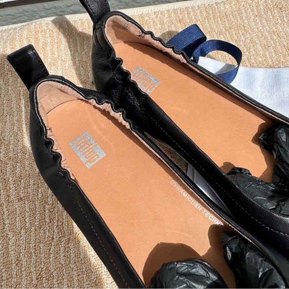 Women's Fitflop‎ Allegro Ballet Flat black size 7 - Picture 4 of 6